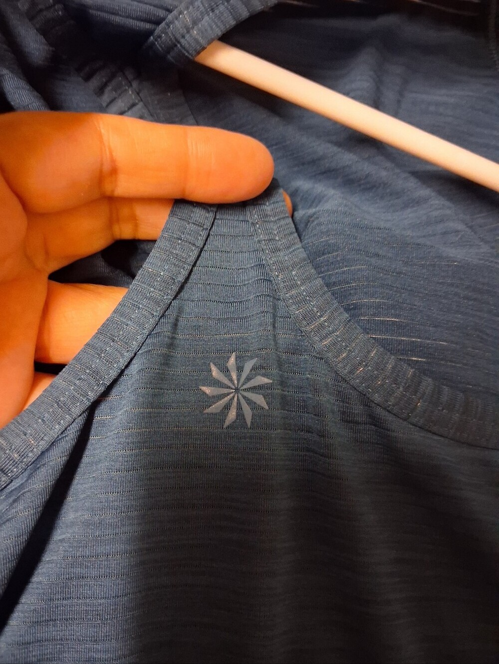 Athleta Navy Blue Racerback Tank In XS - Picture 3 of 4